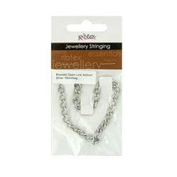 AussieSuperStore Jewellery Making Supplies JF Twisted Oval Link Bracelet JF Twisted Oval Link Bracelet | Jewellery Making Accessories 9323823087715 JF339